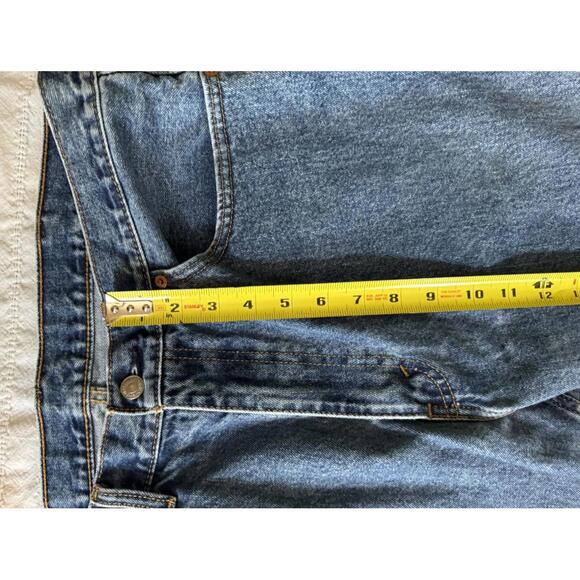 Vintage Levi's 505 Blue Jeans Regular Fit Straight Leg Men's 38 × 30    (F) - Picture 4 of 9